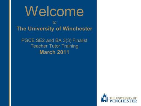 The University of Winchester