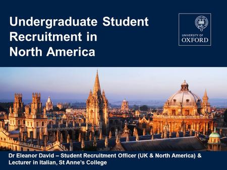 Undergraduate Student Recruitment in