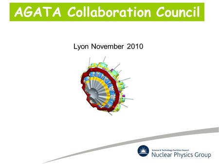 AGATA Collaboration Council Lyon November 2010. AGATA ACC Agenda 25 th November 2010, Lyon 1.Terms of Reference 2.Membership 3.Web pages 4.Annual collaboration.