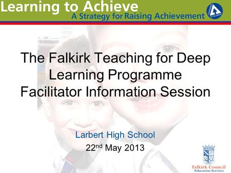 Larbert High School 22nd May 2013