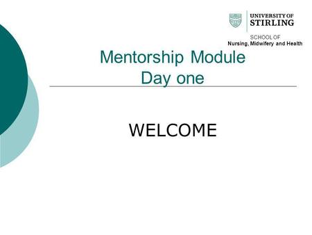 Mentorship Module Day one