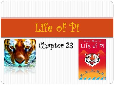 Life of Pi Chapter 23.