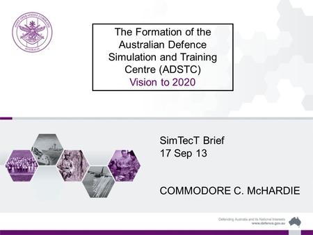 The Formation of the Australian Defence