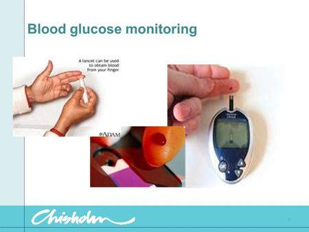 Blood glucose monitoring