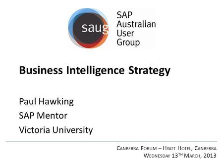 Business Intelligence Strategy