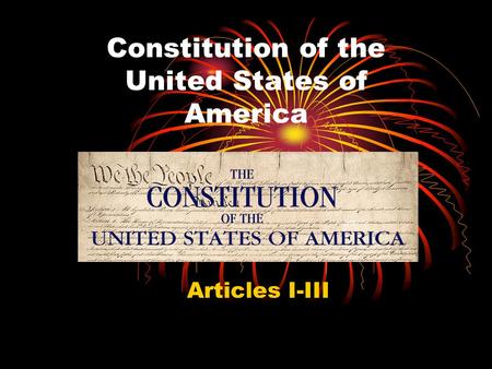 Constitution of the United States of America