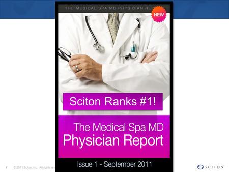 © 2011 Sciton, Inc. All rights reserved.1 Sciton Ranks #1!