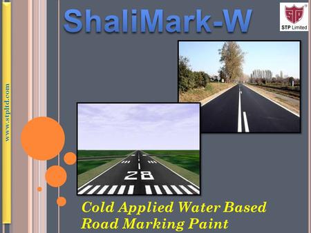 Cold Applied Water Based Road Marking Paint www.stpltd.com.