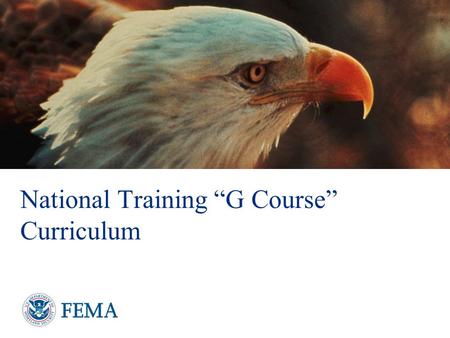 National Training “G Course” Curriculum. Results for 2011  G282.3 NFIP Principles  G284.1 Floodway Standards  G284.2 Disconnects between NFIP Regulations.