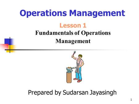 Operations Management