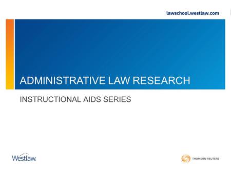 ADMINISTRATIVE LAW RESEARCH