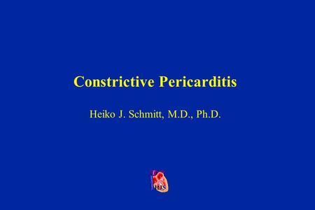 Constrictive Pericarditis