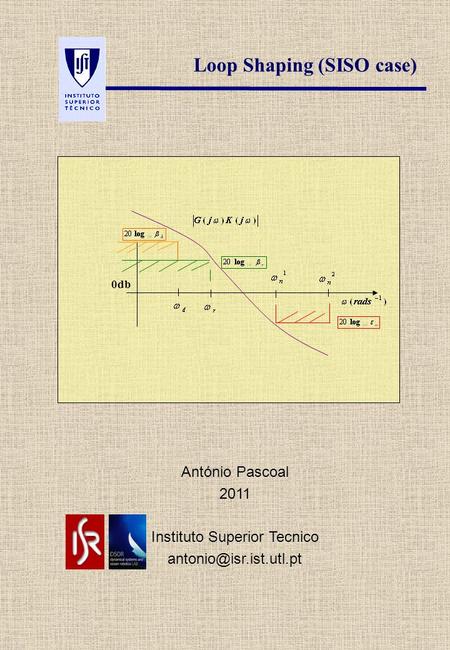 António Pascoal 2011 Instituto Superior Tecnico Loop Shaping (SISO case) 0db.