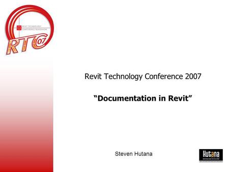 “Documentation in Revit”