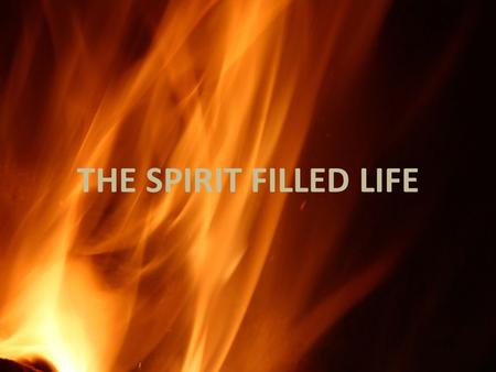 K THE SPIRIT FILLED LIFE. The Leadership of the Holy Spirit In the old testament Anointing and the word of the Lord came to Priest, Prophets and Kings.