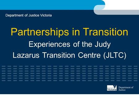 Partnerships in Transition