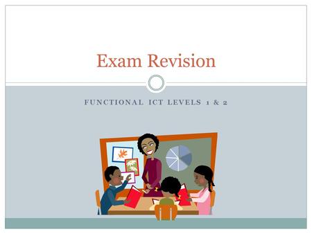 FUNCTIONAL ICT LEVELS 1 & 2 Exam Revision. Starter task Task (5 mins) – Using a post-it note, write down at least one thing you would like covered in.