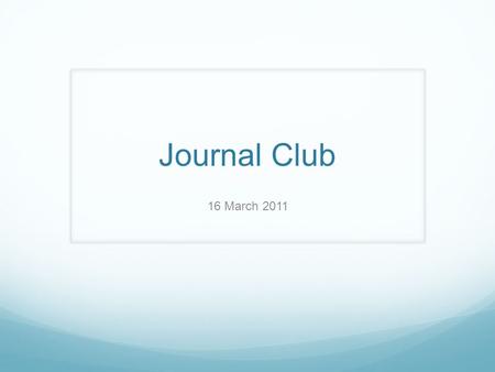 Journal Club 16 March 2011. Most previous analyses have looked at dyslexic children, or unselected groups of school-age readers No prior reports on primary.