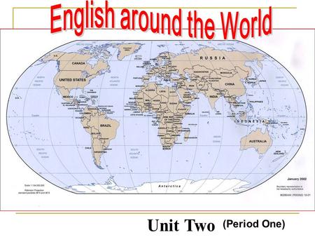 Unit Two (Period One) You and me You and me From one world We are family Travel dream A thousand miles Meeting in Beijing Come together Put your hand.