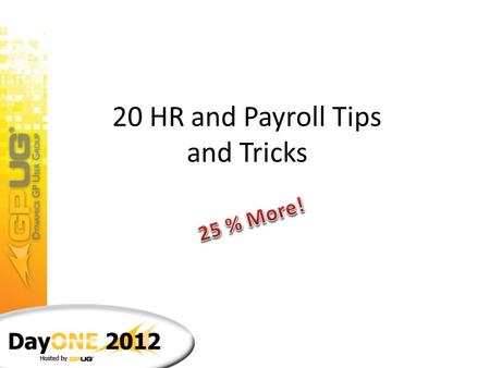 20 HR and Payroll Tips and Tricks