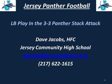 Jersey Panther Football