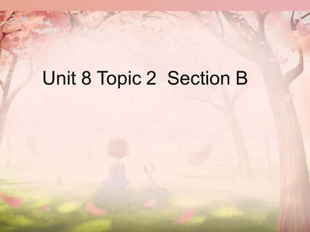 Unit 8 Topic 2 Section B. 1.Review how to make suggestions. 2.Go on learning about object clause. 3.Learn the dressing on different occasions. 4.learn.