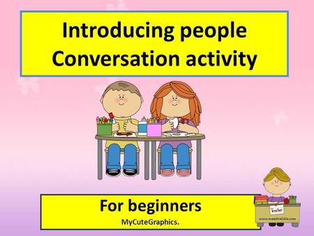 Introducing people Conversation activity