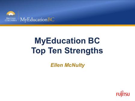 MyEducation BC Top Ten Strengths