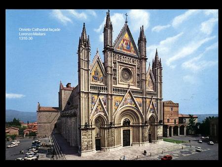 Orvieto Cathedral façade Lorenzo Maitani 1310-30.