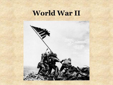 World War II. Europe in the 1930’s Adolph Hitler –Rise because of WWI –Criticized rather than submitted a plan for progress –Forced his way into the chancellorship.