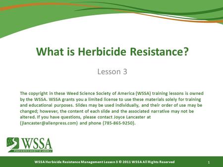 What is Herbicide Resistance?