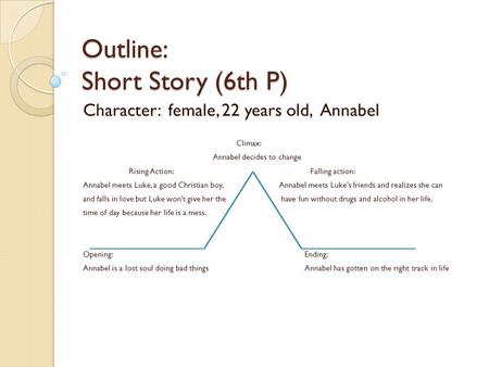 Outline: Short Story (6th P)