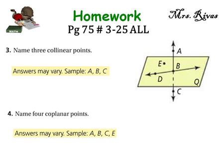 Mrs. Rivas Pg 75 # 3-25 ALL. Mrs. Rivas Pg 75 # 3-25 ALL.