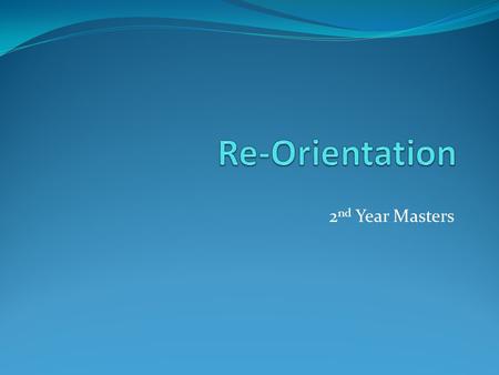 2 nd Year Masters. Plans of Study (POS) Thesis Track POS (must be completed by 12 th week of second sem.) 24 hours of coursework (of these, 12 hours in.