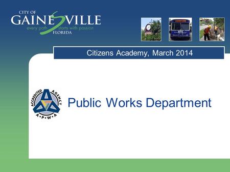 Public Works Department