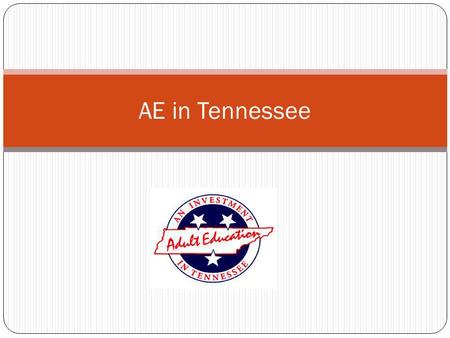 AE in Tennessee. Tennessee Leadership Funds Professional Development Activities Academy for Instructional Excellence (for Supervisors, Instructors, and.