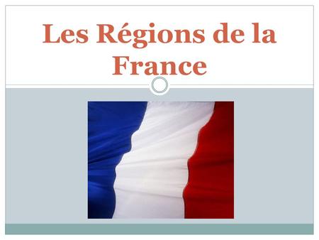 Les Régions de la France. Le Nord de la France.