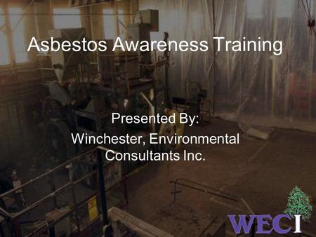 Asbestos Awareness Training