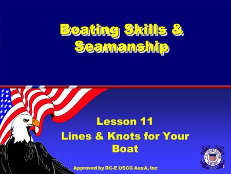 Boating Skills & Seamanship