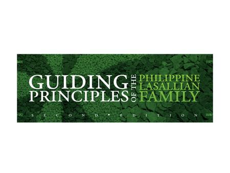 Getting to Know: Building the Community What do you consider as your most meaningful experience as a Lasallian ?