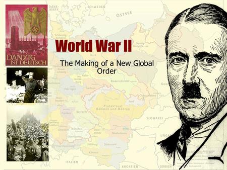 World War II The Making of a New Global Order. Japanese Expansion Before World War II Reasons for: Militarists leaders Results Earlier occupation of Manchuria.