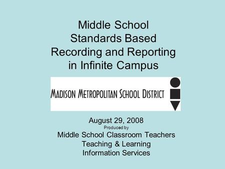 Middle School Classroom Teachers