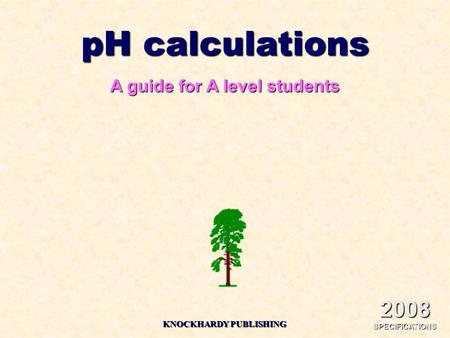 A guide for A level students KNOCKHARDY PUBLISHING