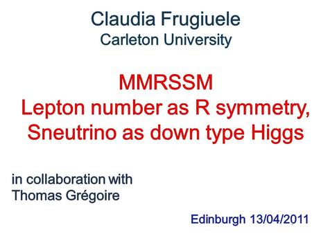 1. 2 SUPERSYMMETRY Most popular solution to the hierarchy problem. Symmetry between fermions, and bosons With same mass and quantum number 3.