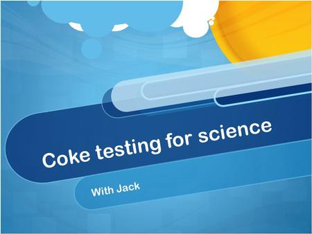 Coke testing for science With Jack. Coca-Cola This is the nutritional information for an 8fl oz. can of coke. That is the amount that I used. Nutrition.