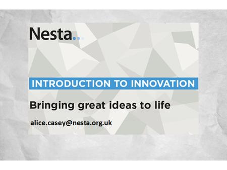 Helping In Hospitals Rethinking Parks Ageing & Health Finance Research & Publications Skills Events & Convening An innovation charity with a mission to.