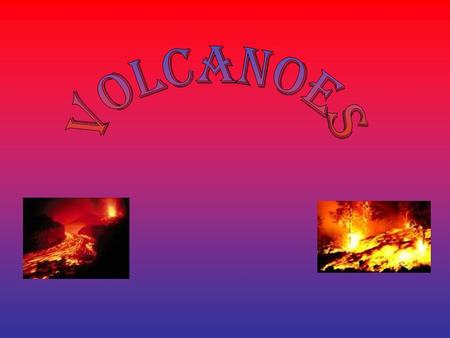 A volcano is an opening in the Earth where hot, liquid rock comes out called lava. I.E. Iceland is sitting on one of the openings.