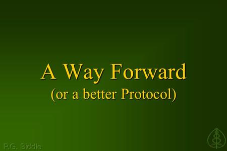 A Way Forward (or a better Protocol). Determining which remedy: Persistent deficit (significant heave)Persistent deficit (significant heave) – Underpin.