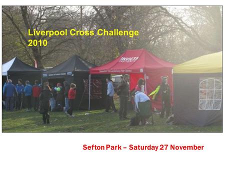 Sefton Park – Saturday 27 November Liverpool Cross Challenge 2010.