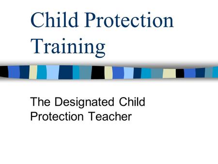 Child Protection Training